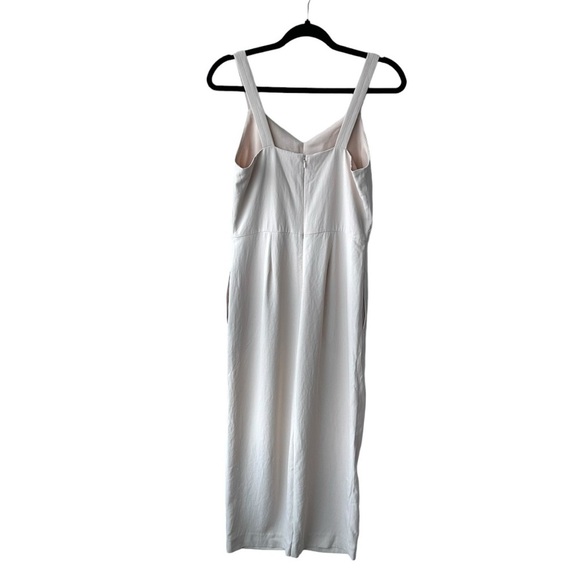 EVERLANE The Japanese GoWeave Cropped Slip Jumpsuit in Blush Pink Size 00 - Picture 4 of 7